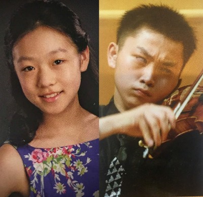 Menuhin Competition 2016 Winners Yesong Sophie Lee (12) & Ziyu He (16)