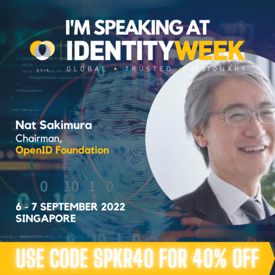 I'll Be Appearing at Identity Week Asia in Singapore on 9/6