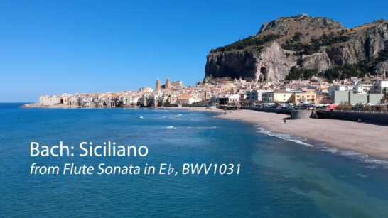 Season's Greetings—Bach: Siciliano (Flute and Spinet)