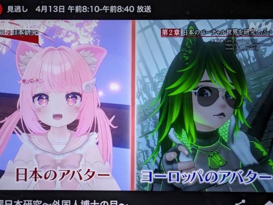 日本のアバターとヨーロッパのアバターの違い