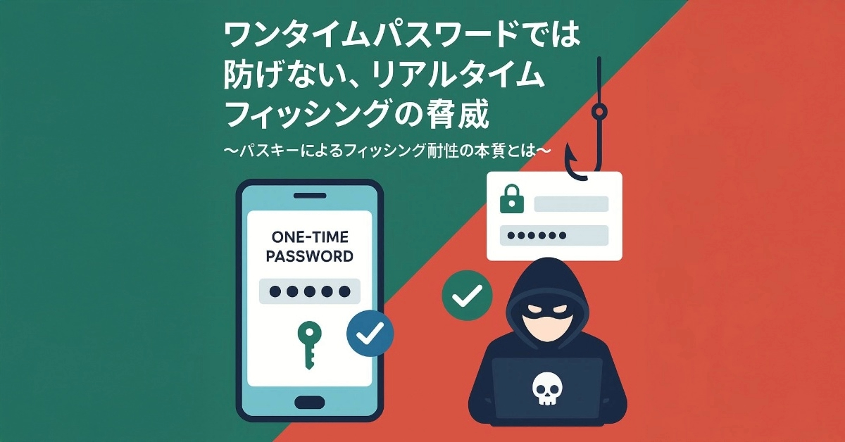 ワンタイムパスワードでは防げない、リアルタイムフィッシングの脅威～パスキーによるフィッシング耐性の本質とは～