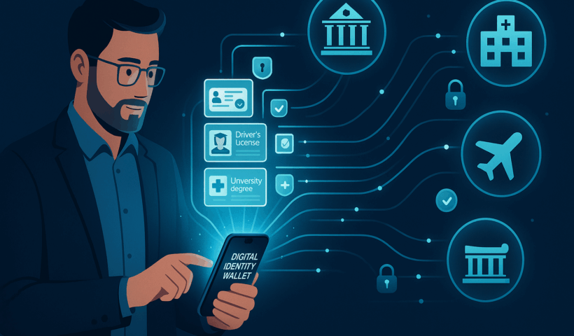 A user presenting digital credentials