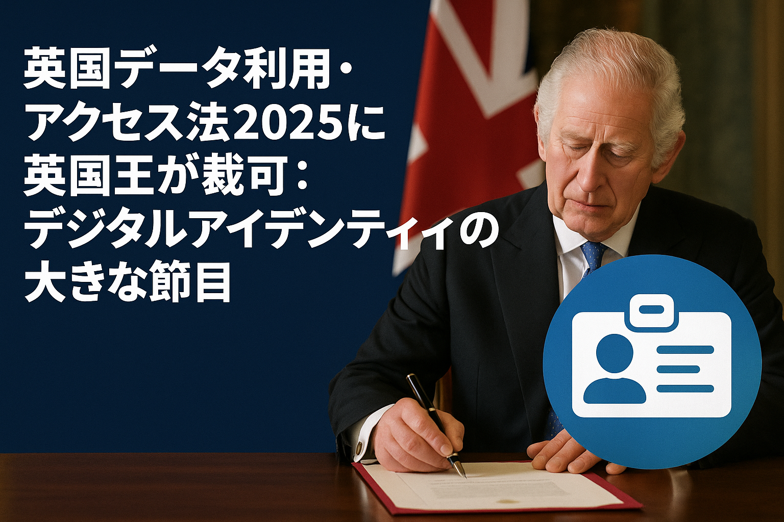 英国データ利用・アクセス法2025に英国尾が裁可：デジタルアイデンティティの大きな節目