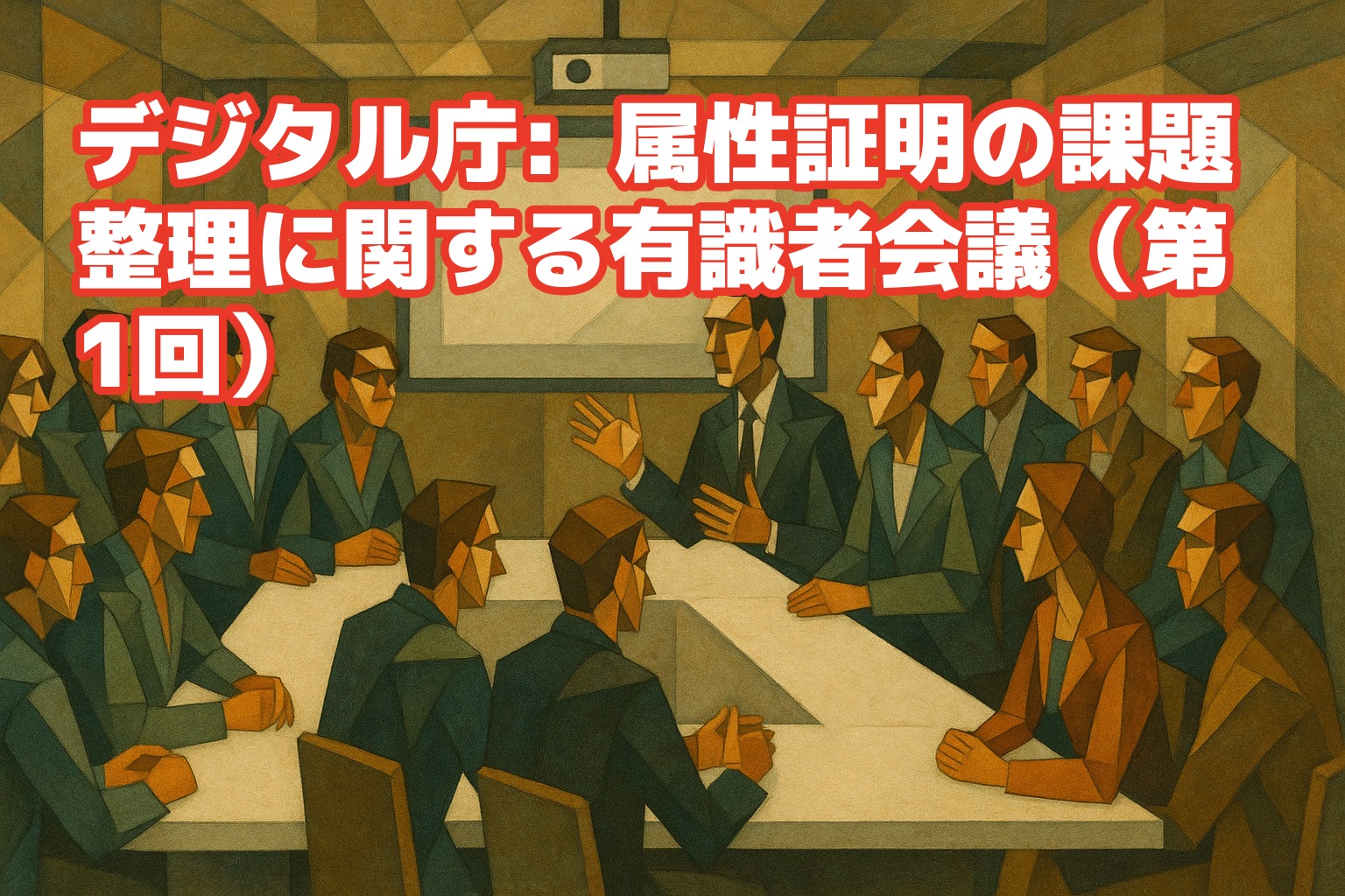 デジタル庁:  属性証明の課題整理に関する有識者会議（第1回）