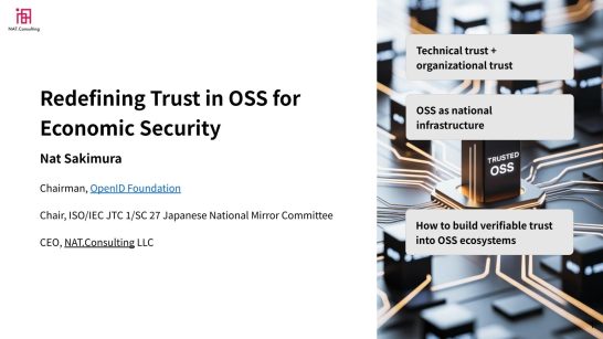 I Will Appear on the Okinawa Open Days Panel “Current and Future OSS Initiatives in Economic Security”