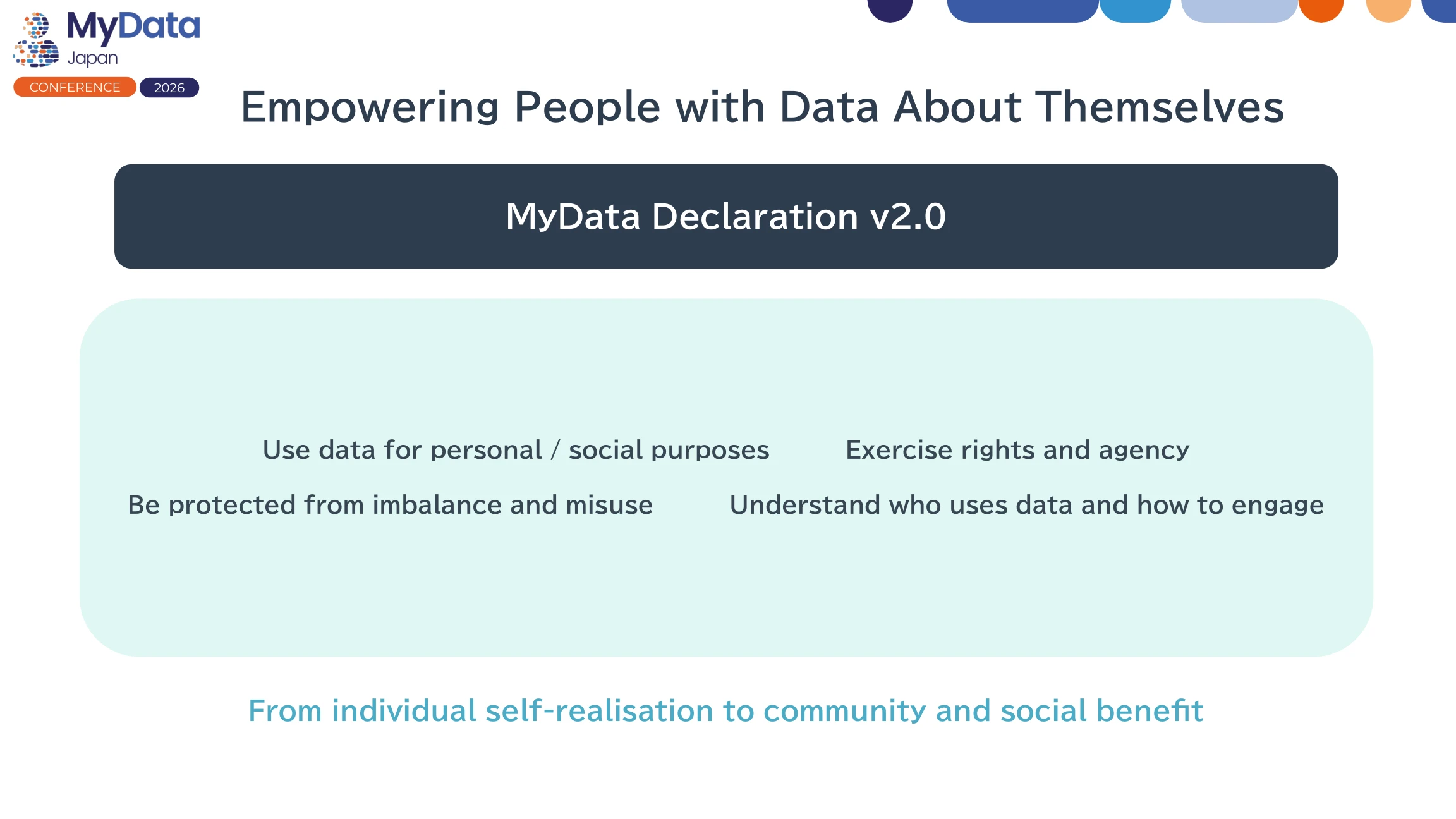 Empowering Peoople with Data About Themselves